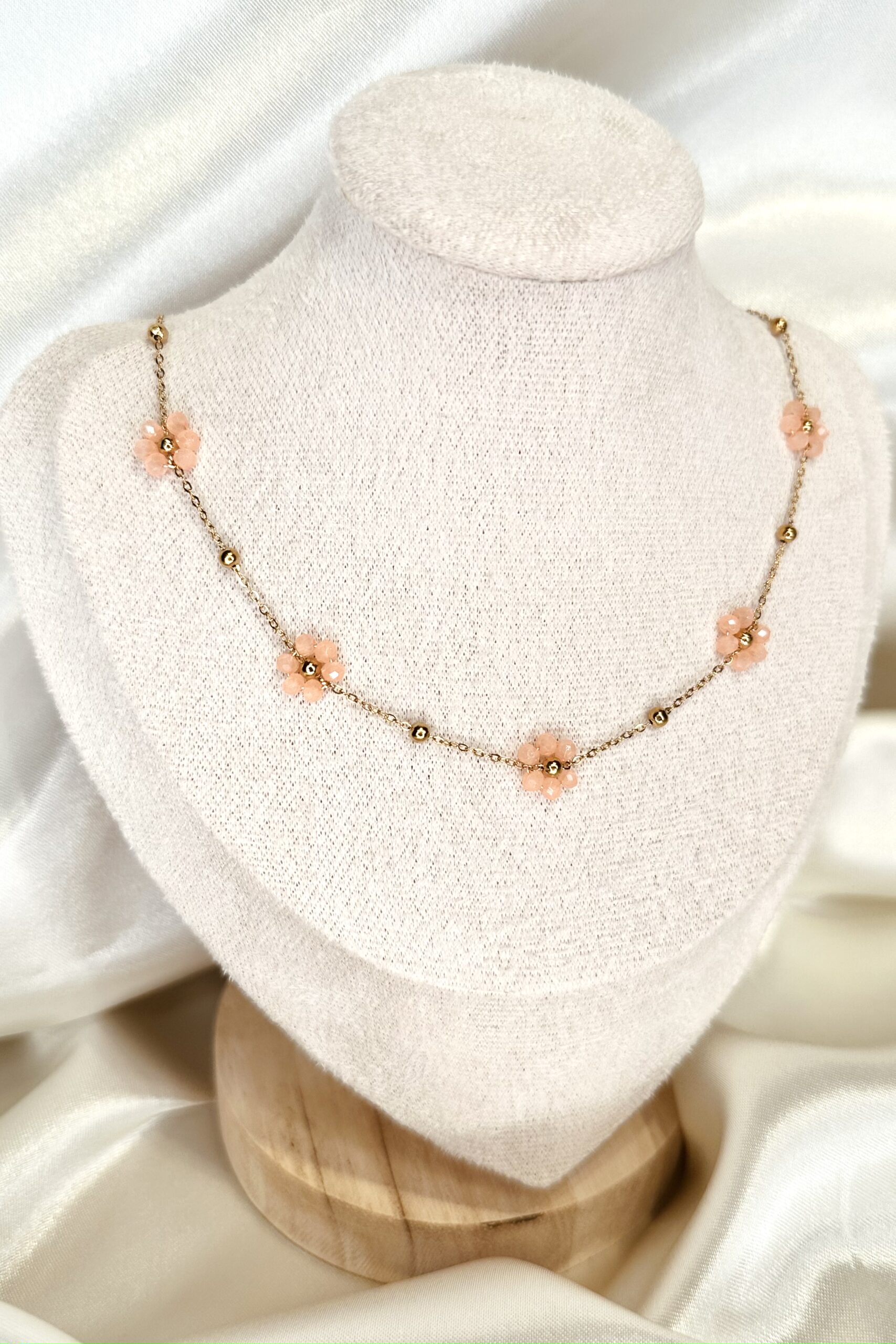 Collana Margherita 8mm - Arancio Pastello, R